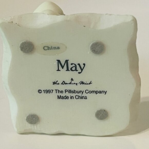Pillsbury Dough Boy Figurine Danbury Mint Calendar 1997 Birthday May Brownies - Picture 3 of 4